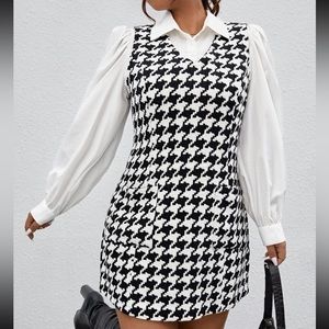 Black and white dress